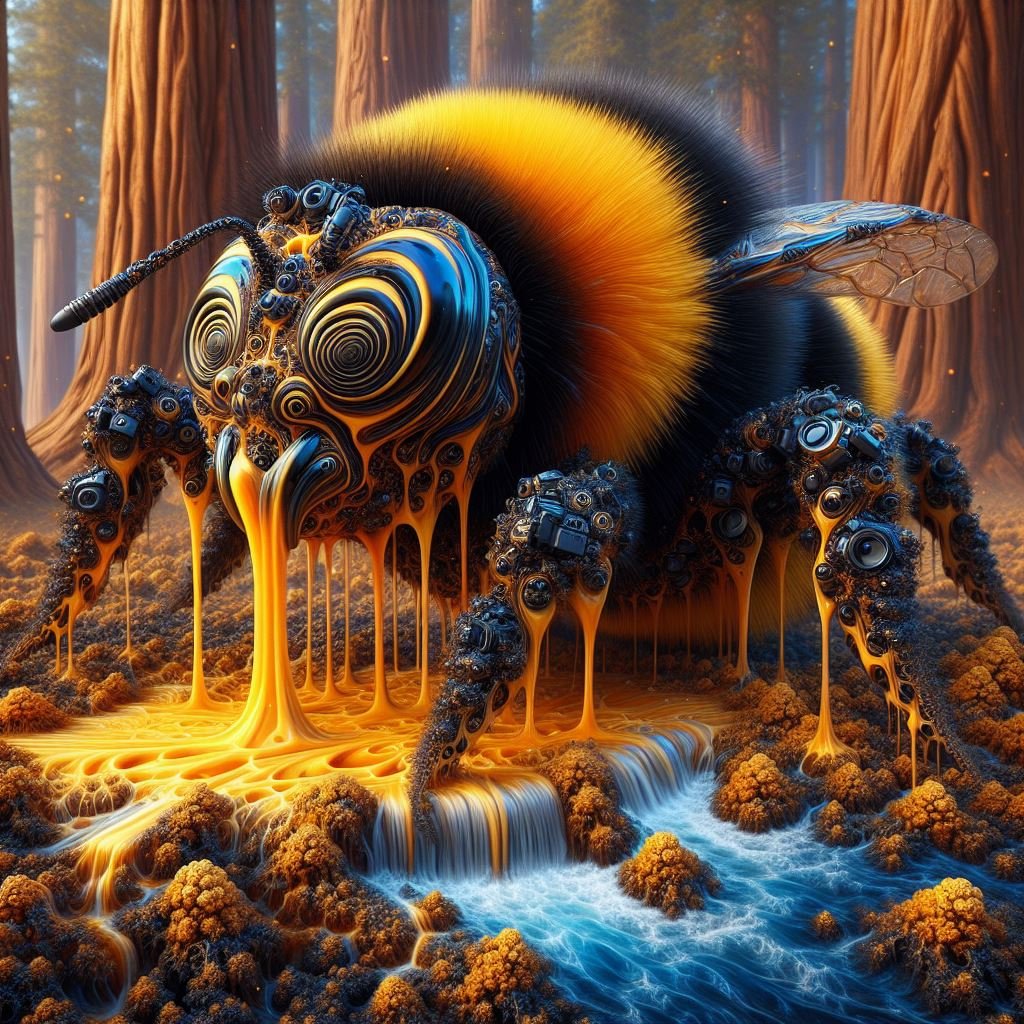 Solve Bumblebee jigsaw puzzle online with 100 pieces