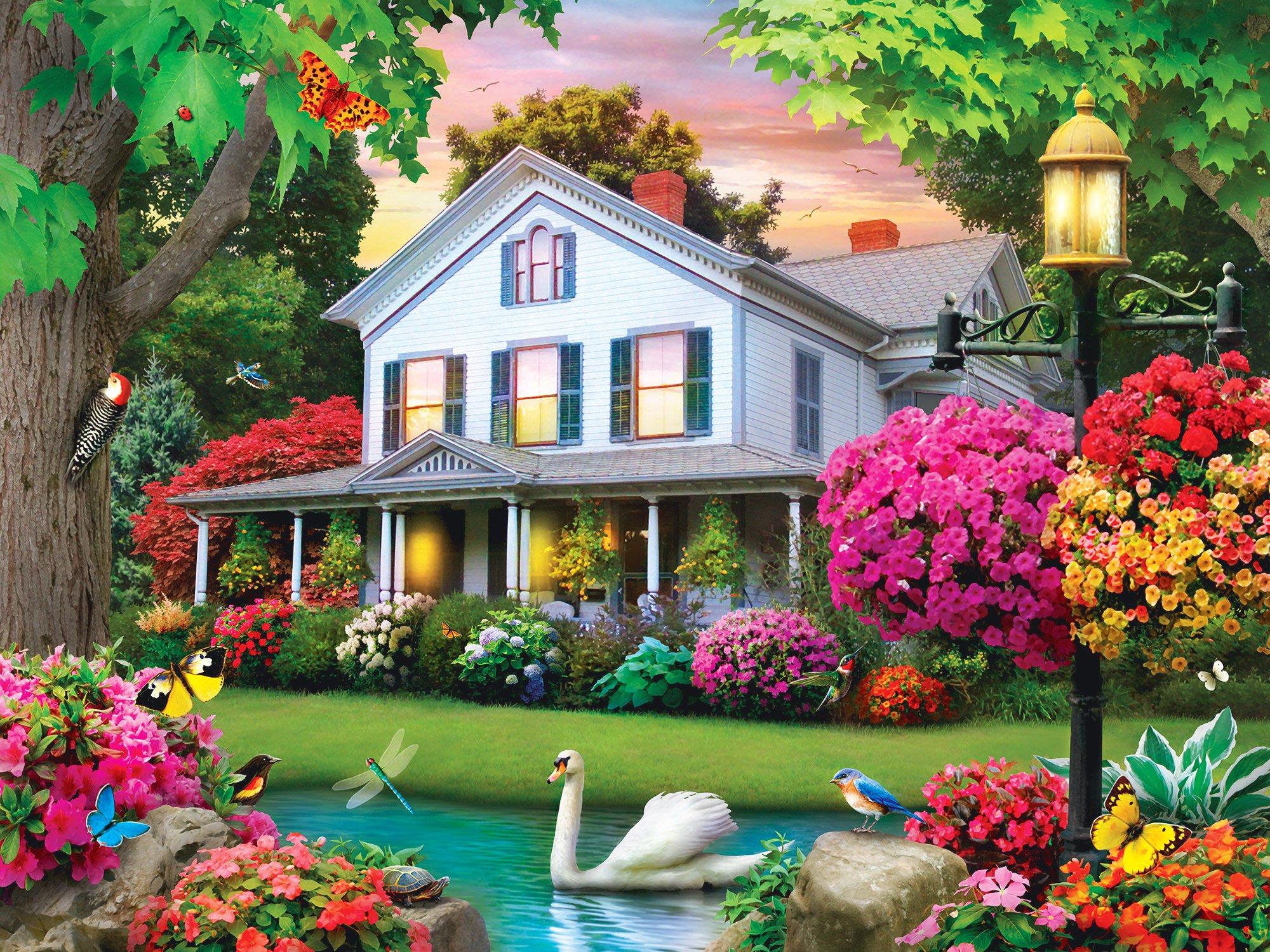 Solve Twilight Flight jigsaw puzzle online with 352 pieces