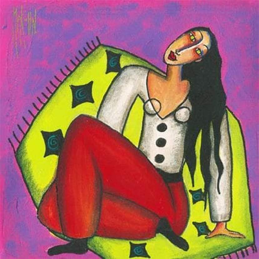 Solve MariePierre Kuhn Artwork 'Sidonie' jigsaw puzzle online with