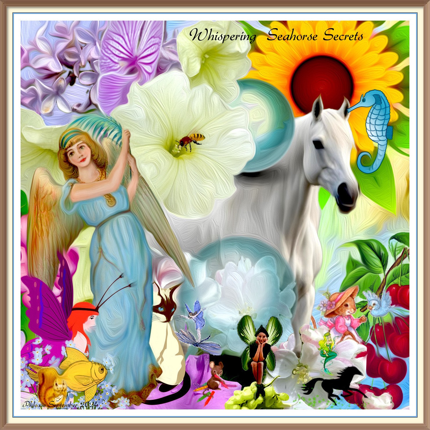 Jigsaw Puzzle 600 pieces Whispering Seahorse Secrets Jigidi