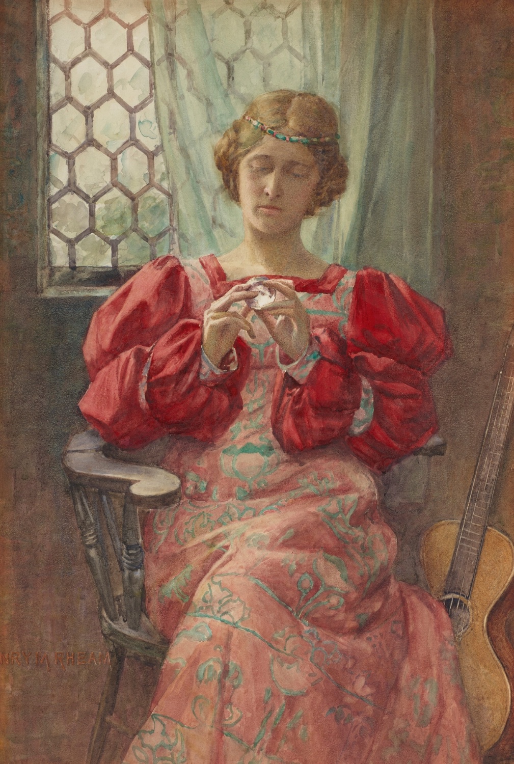 Solve Henry Rheam - The Crystal jigsaw puzzle online with 126 pieces