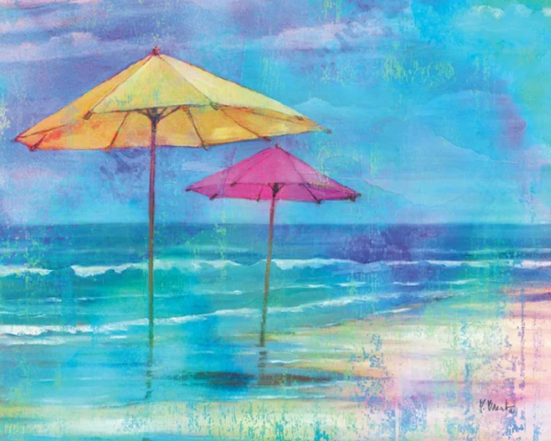 Solve BEACH UMBRELLAS jigsaw puzzle online with 238 pieces