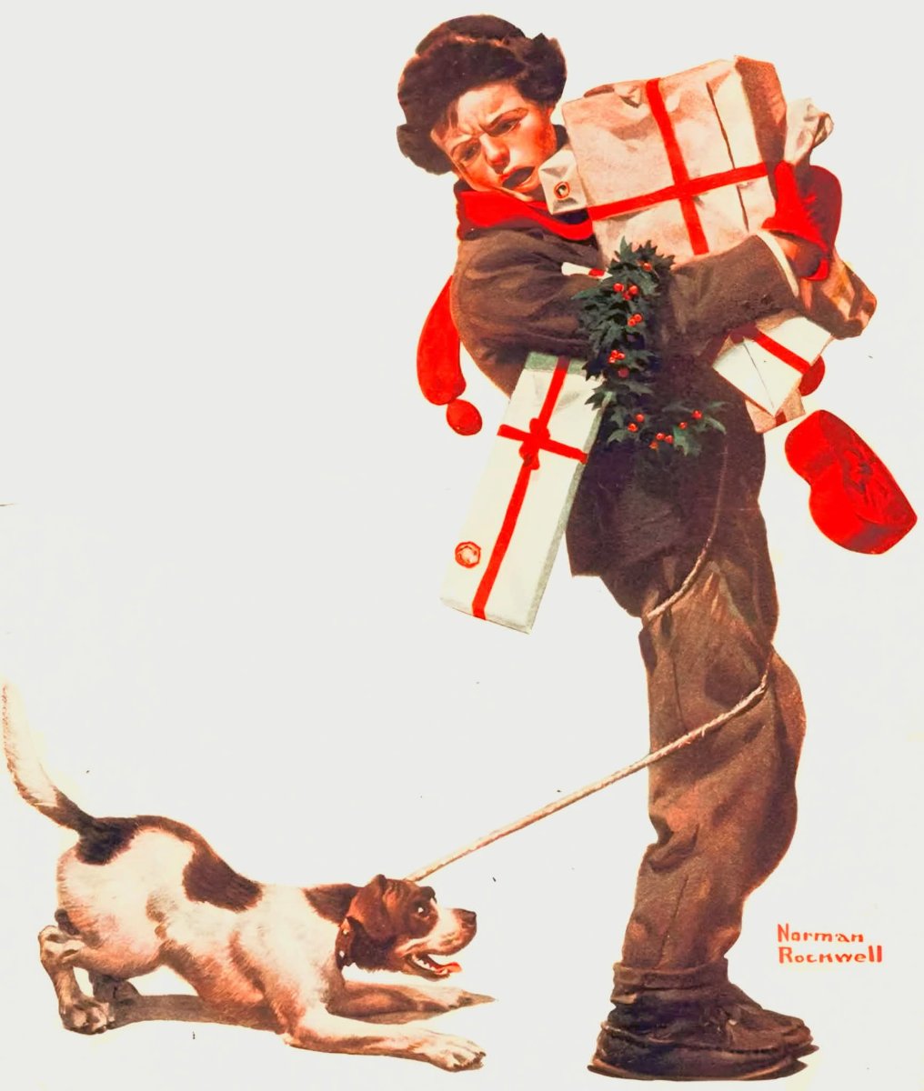 Solve Norman Rockwell jigsaw puzzle online with 30 pieces