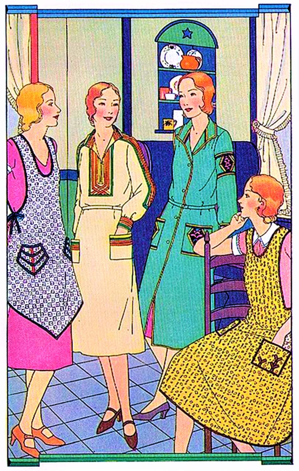 Solve House Frocks and Aprons 1931 jigsaw puzzle online with 425 pieces