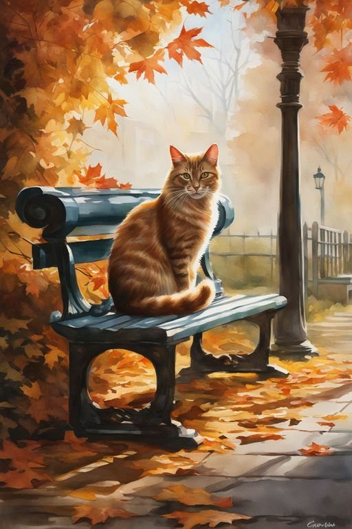 Solve ginger cat jigsaw puzzle online with 54 pieces