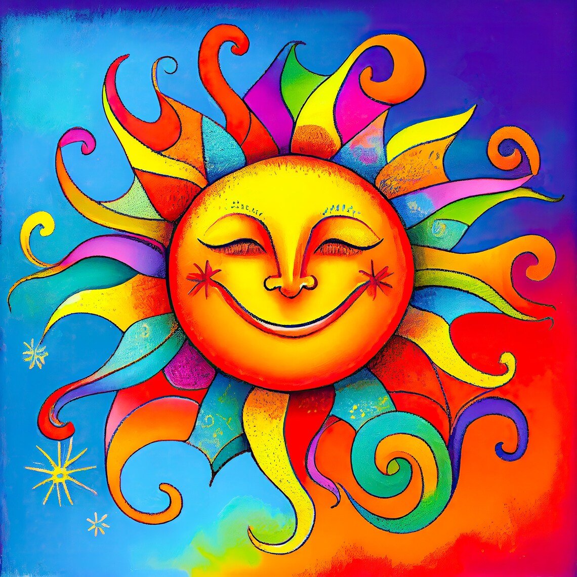 Solve colorful sun *+ jigsaw puzzle online with 306 pieces