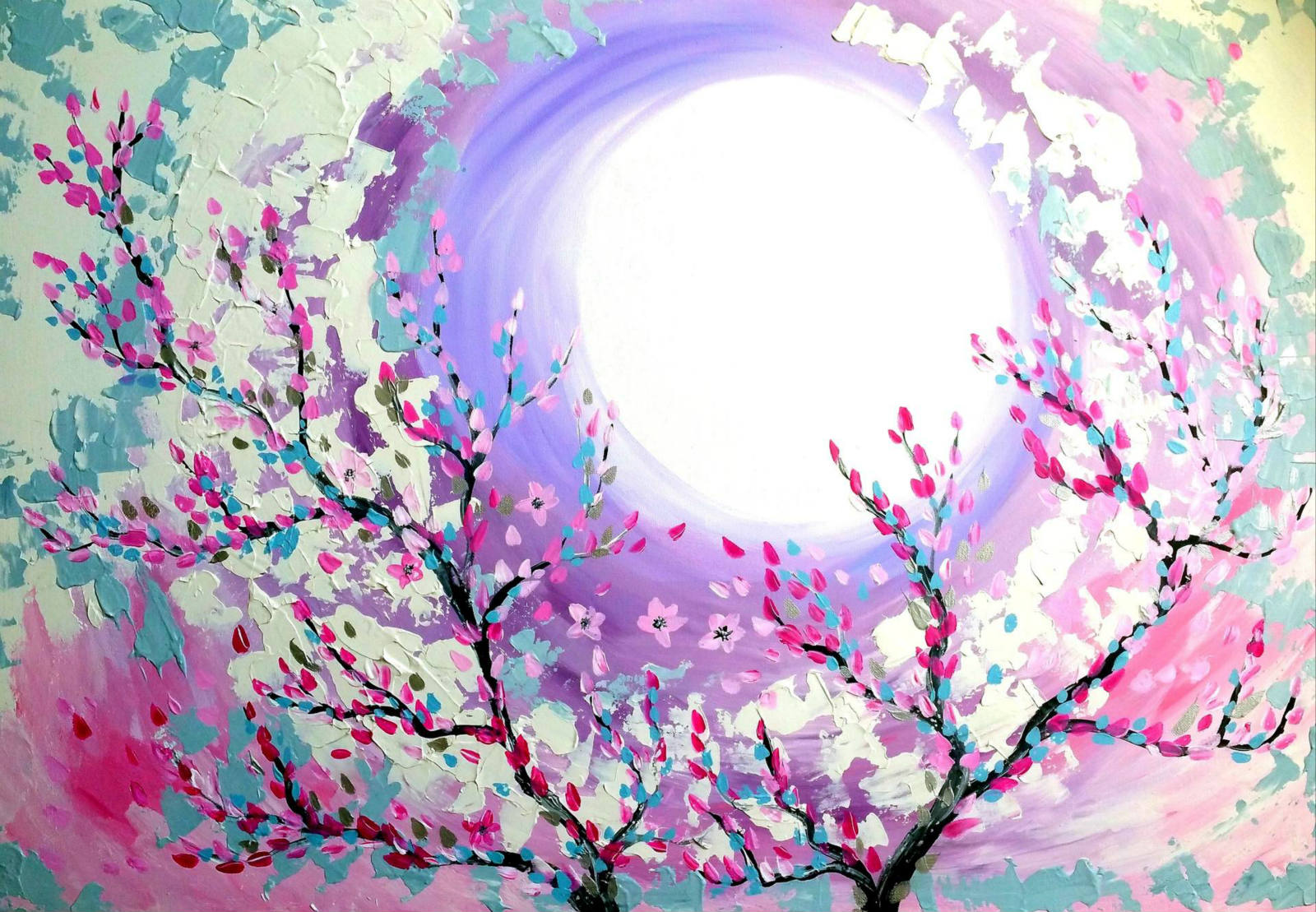 Art blossom. Цветущая сакура геншин. Арты черри блоссом. Картина черри блоссом. Черри блоссом дерево.
