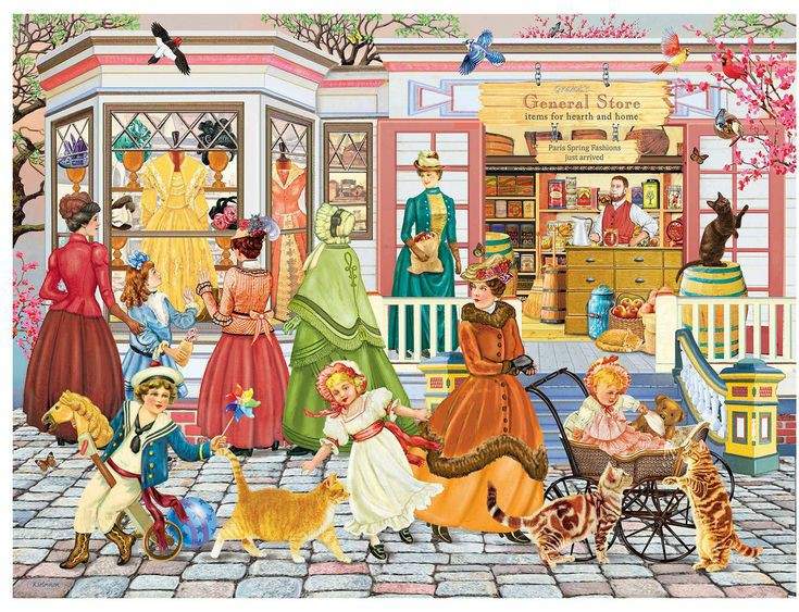 Solve Vintage Store (1,151) jigsaw puzzle online with 70 pieces