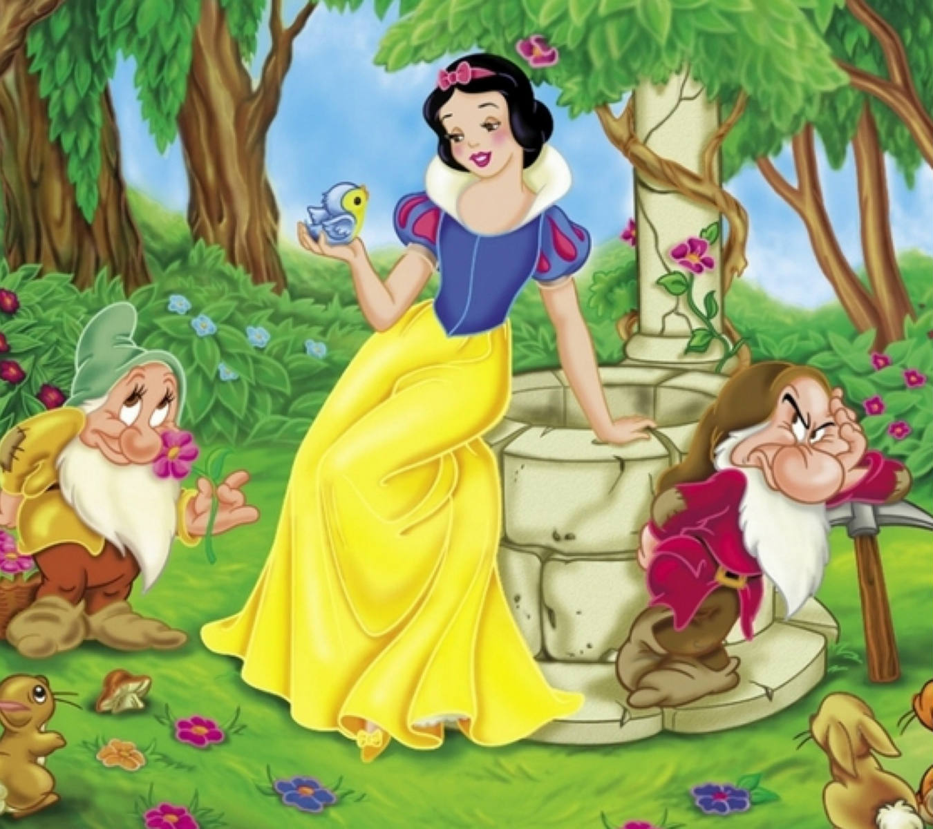 Solve Snow White jigsaw puzzle online with 399 pieces