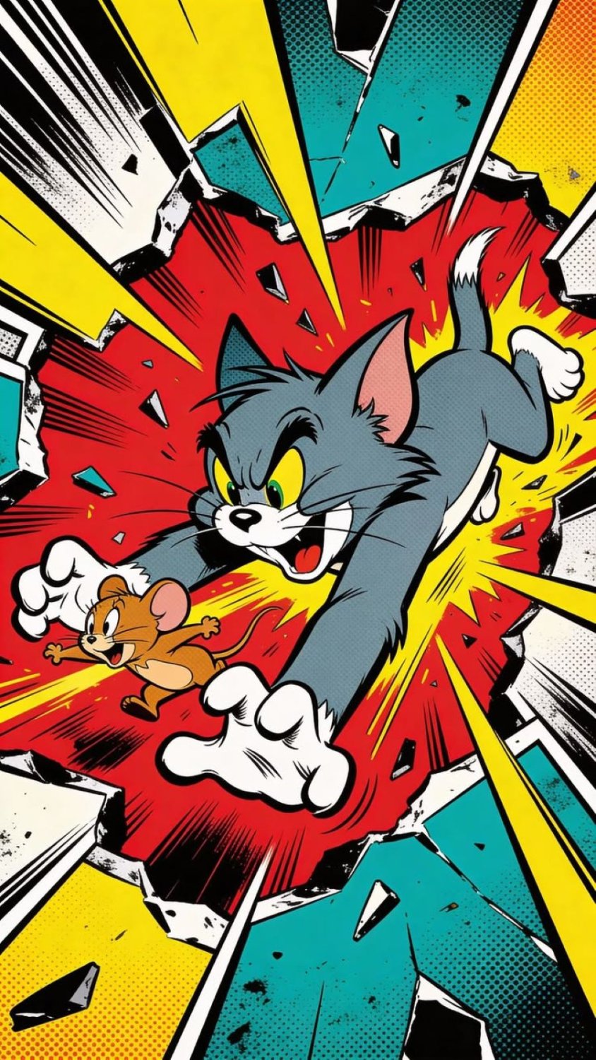 Solve Tom and Jerry * jigsaw puzzle online with 350 pieces