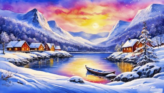 Winterday Solve An amazing winterday in canada jigsaw puzzle online with 40 pieces