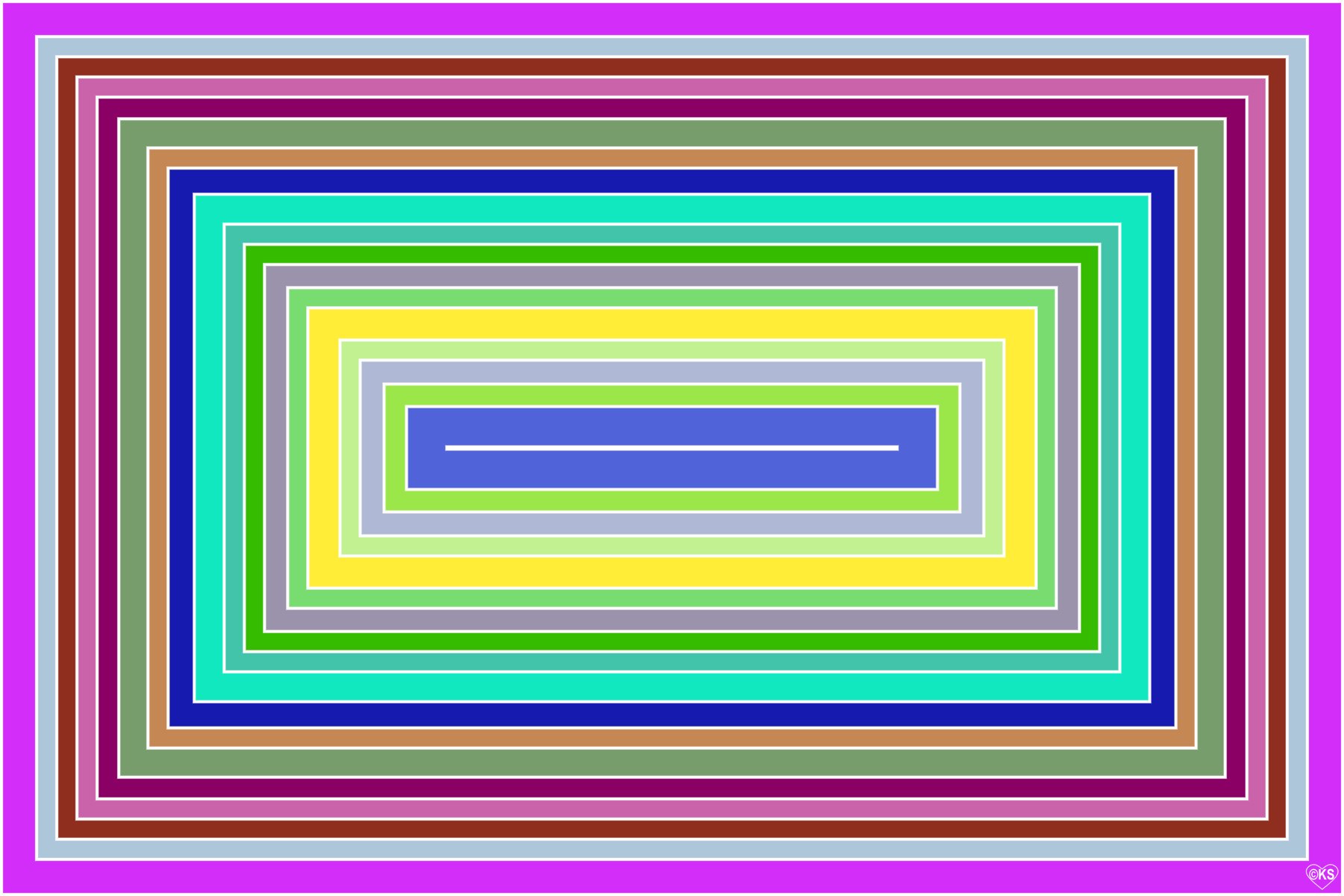Solve Concentric Rectangles!! ~ H jigsaw puzzle online with 600 pieces