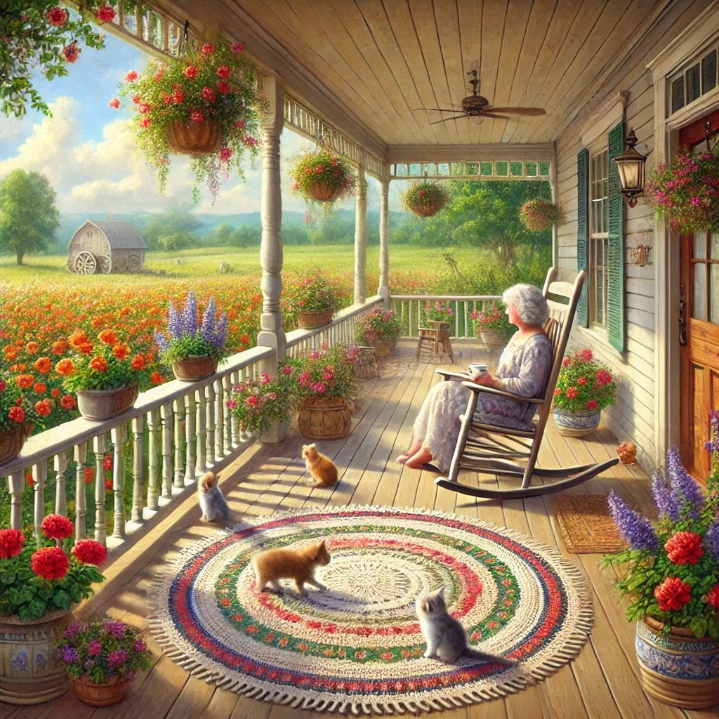 Solve Porch jigsaw puzzle online with 49 pieces