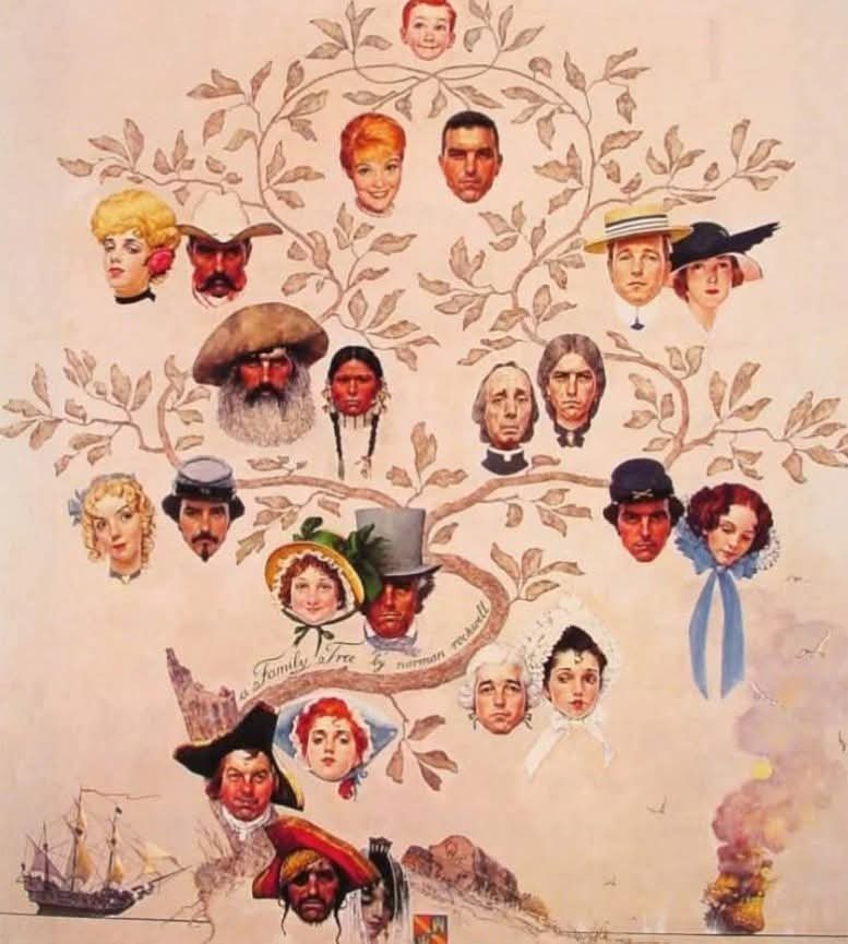 Solve Norman Rockwell jigsaw puzzle online with 56 pieces