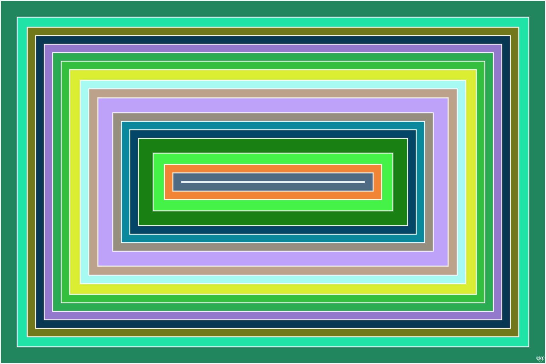 Solve Concentric Rectangles!! ~ H jigsaw puzzle online with 600 pieces