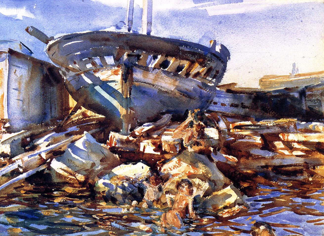 Solve John Singer Sargent Flotsam and Jetsam jigsaw puzzle online