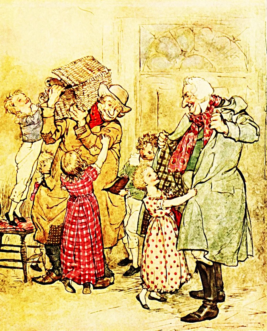 Solve MORE ARTHUR RACKHAM - 1 OF 4 jigsaw puzzle online with 12 pieces