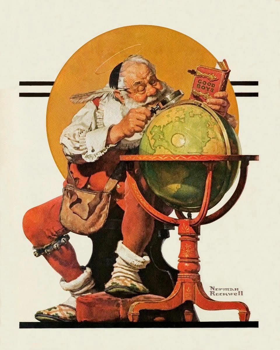 Solve Norman Rockwell jigsaw puzzle online with 30 pieces