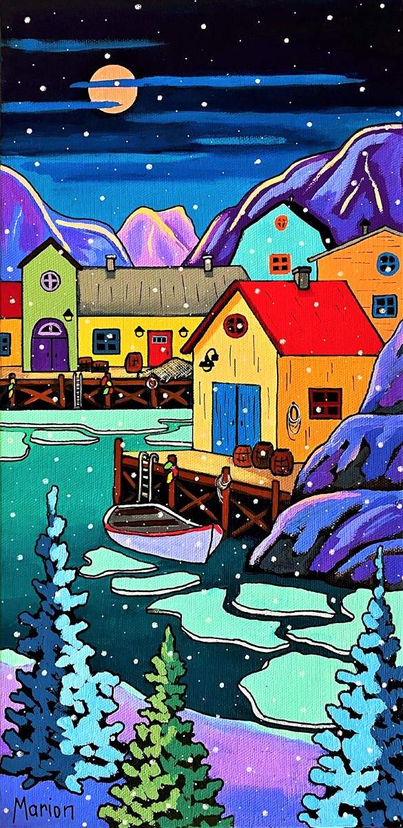 Solve Quiet Night jigsaw puzzle online with 162 pieces