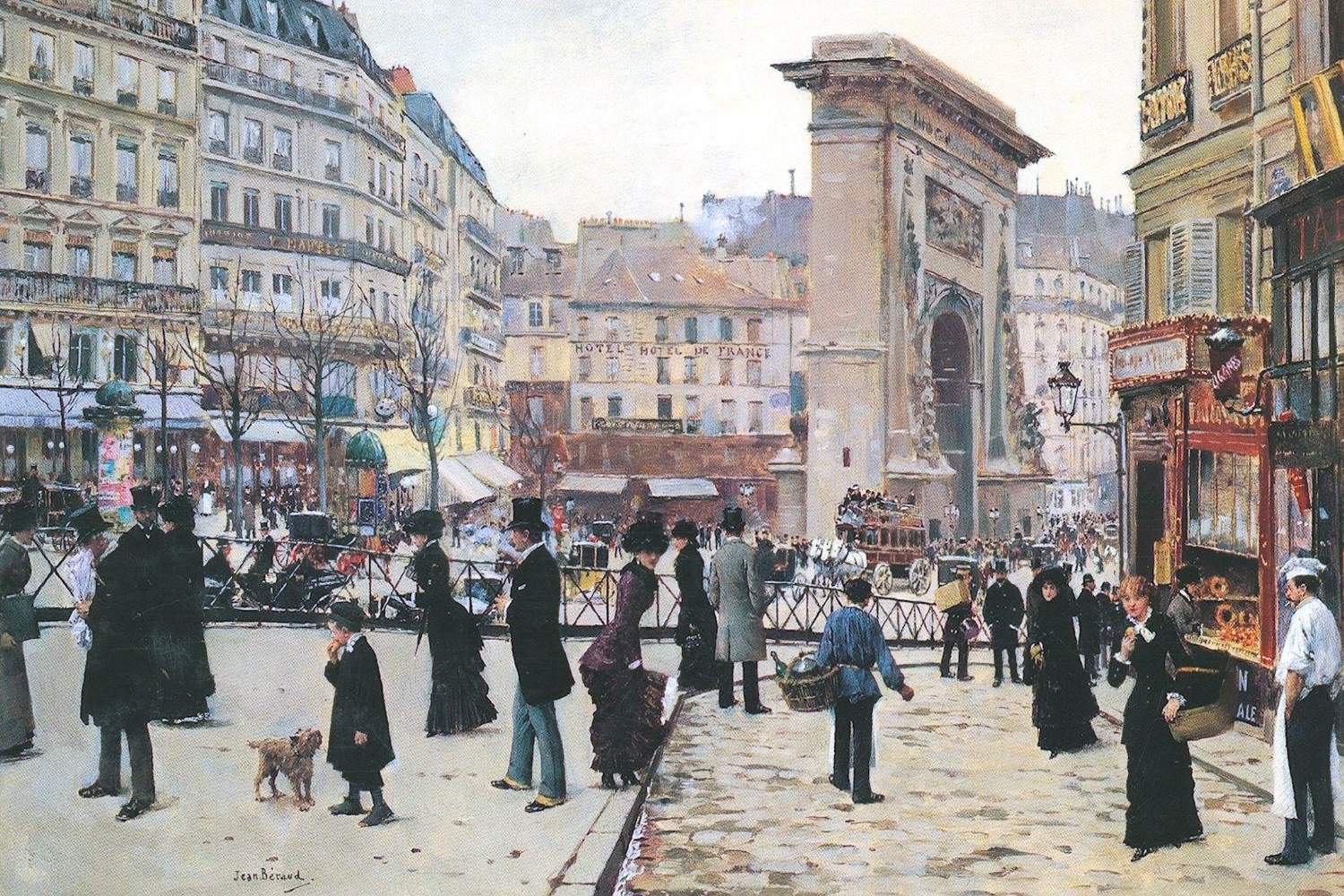 Solve Jean Béraud (1849-1935) - Le Boulevard St Denis jigsaw