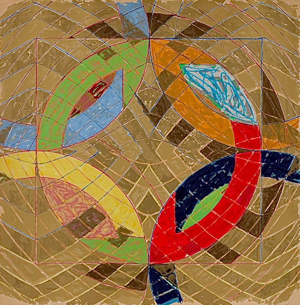 Solve Polar Coordinates VI, 1980, Frank Stella (b.1936
