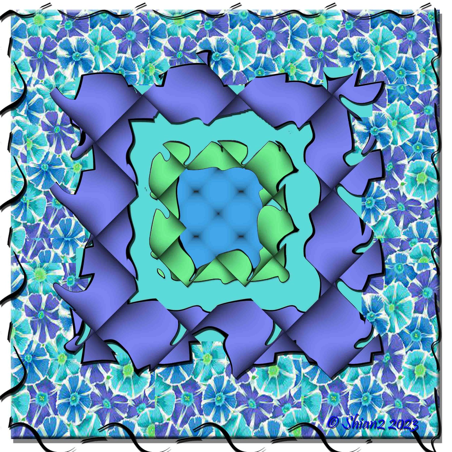 Solve Floral Border Jigsaw Puzzle Online With 121 Pieces solve-floral-border-jigsaw-puzzle-online-with-121-pieces