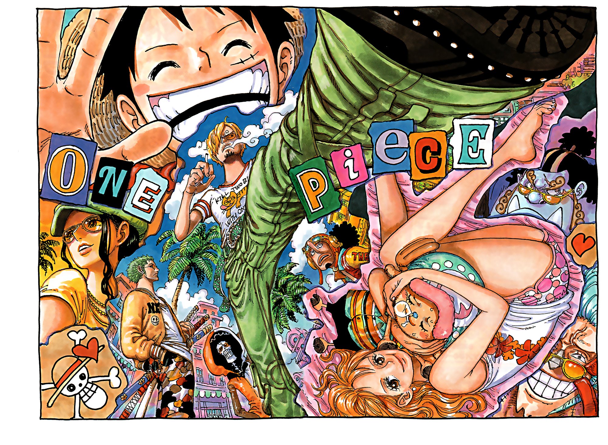 Solve One Piece - 1076 jigsaw puzzle online with 588 pieces
