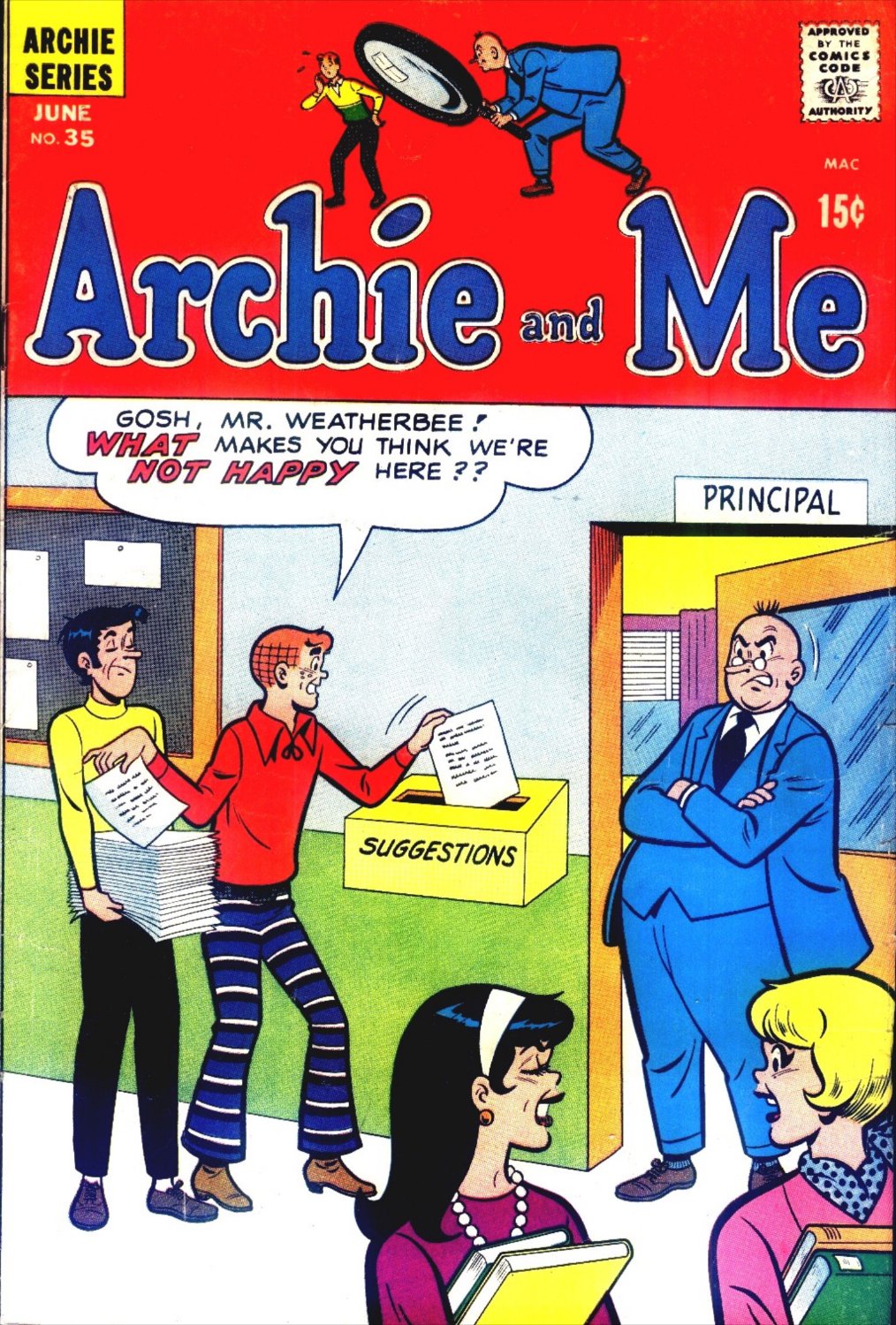 Solve Archie & Me (June 1970) jigsaw puzzle online with 600 pieces