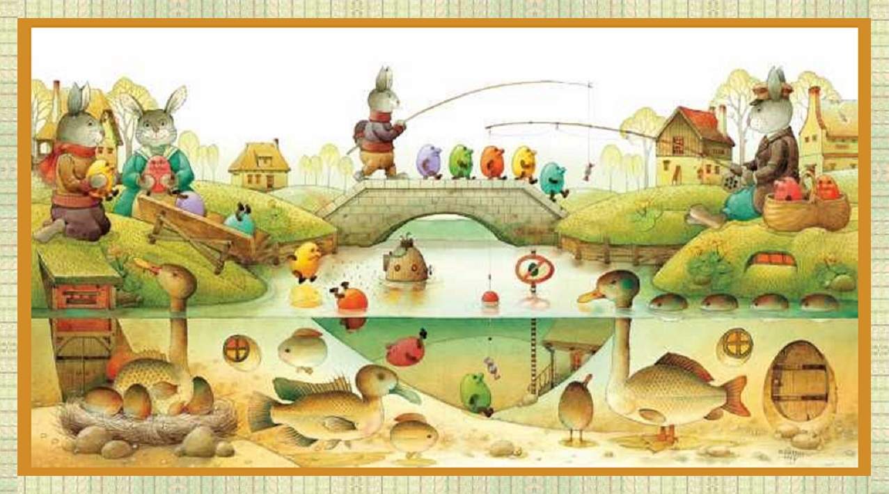 Solve Egg Town jigsaw puzzle online with 144 pieces