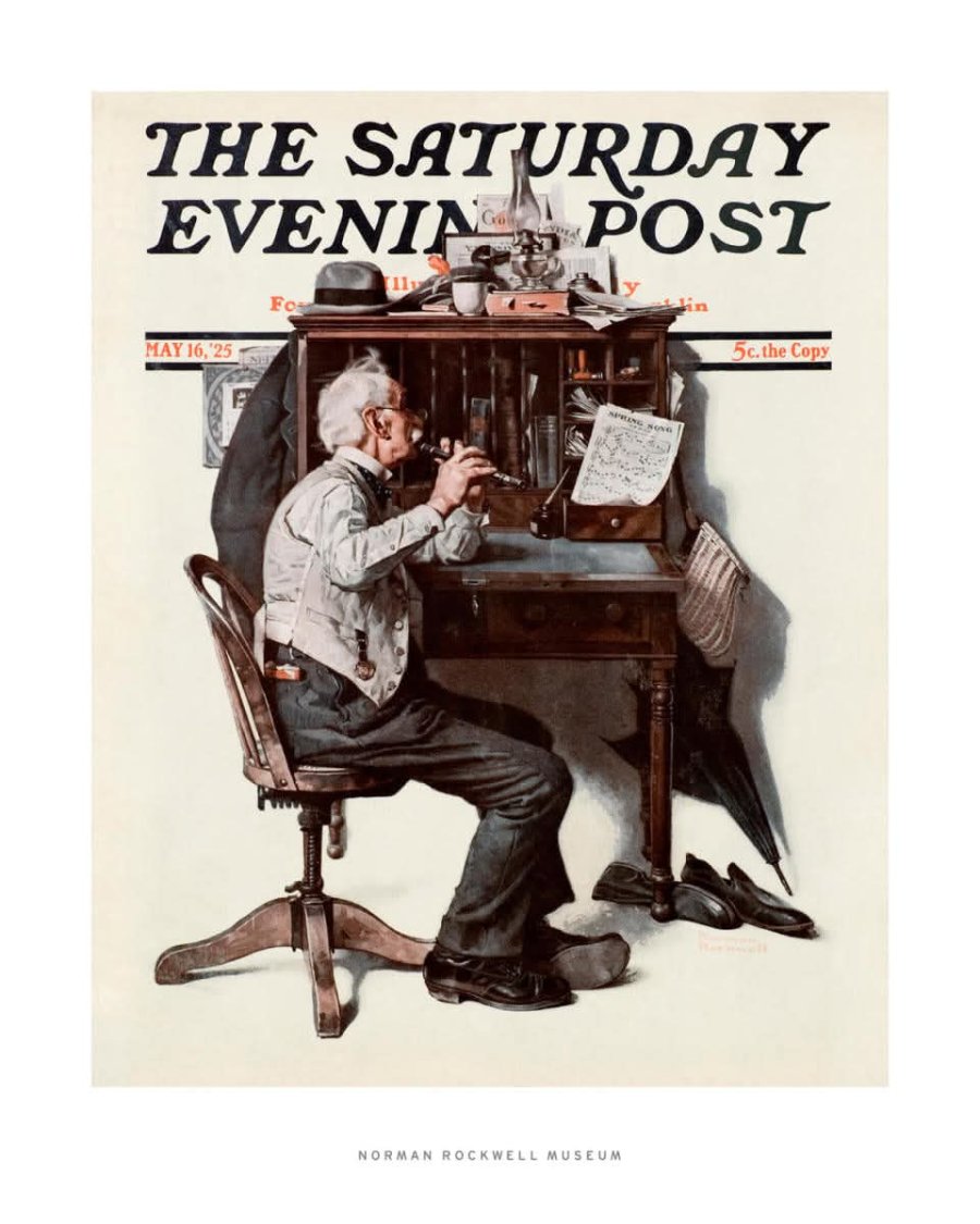 Solve Norman Rockwell jigsaw puzzle online with 20 pieces