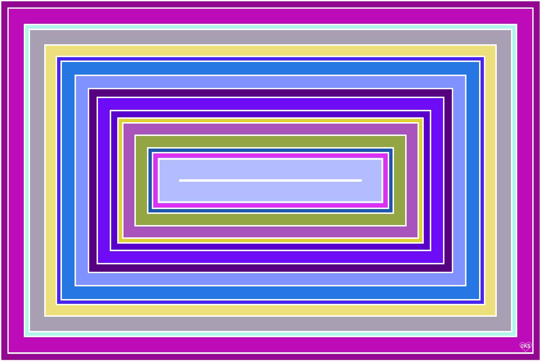 Solve Concentric Rectangles!! ~ H jigsaw puzzle online with 600 pieces