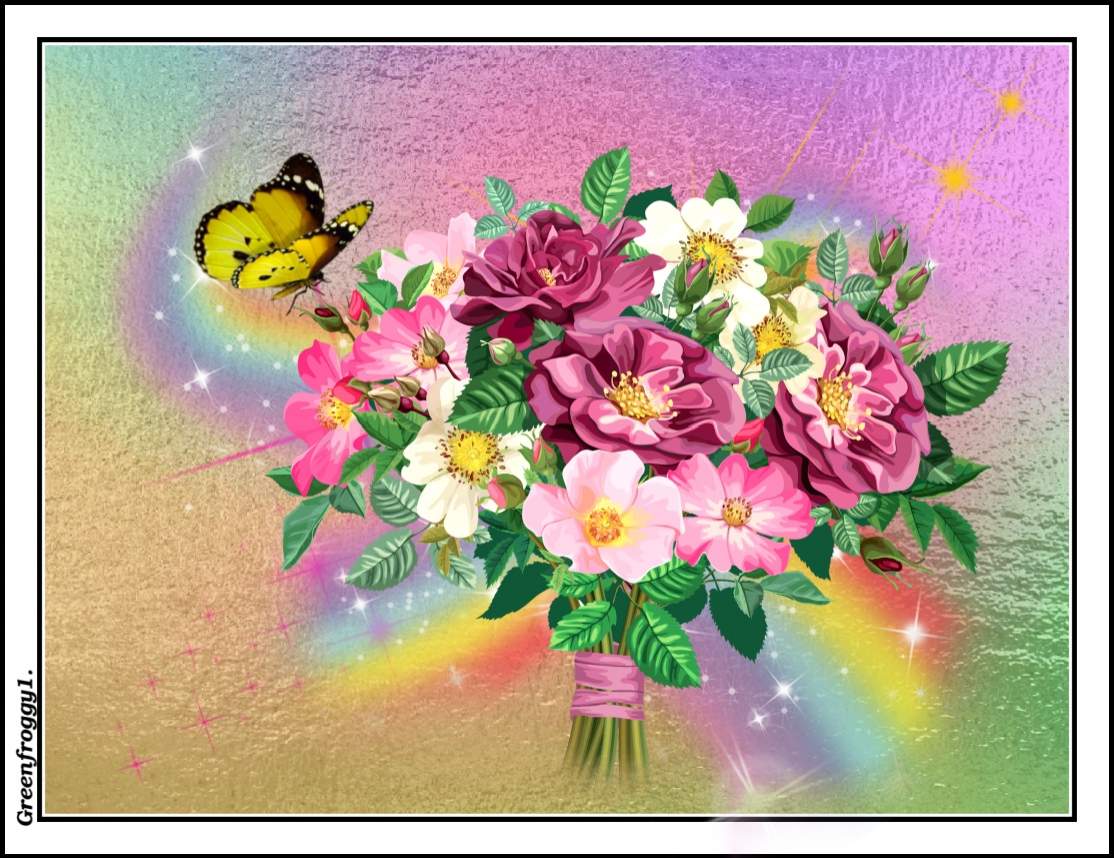 Solve PUZZLE Bunch Of Flowers jigsaw puzzle online with 130 pieces