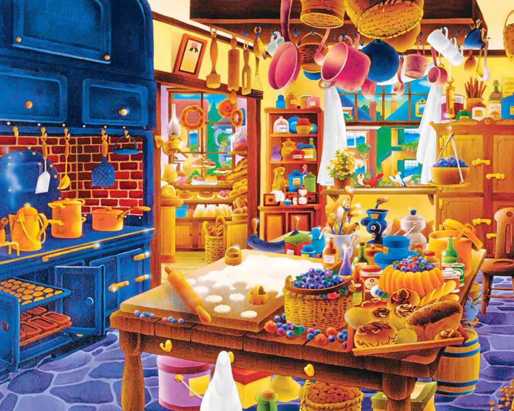 Solve Baking day jigsaw puzzle online with 130 pieces