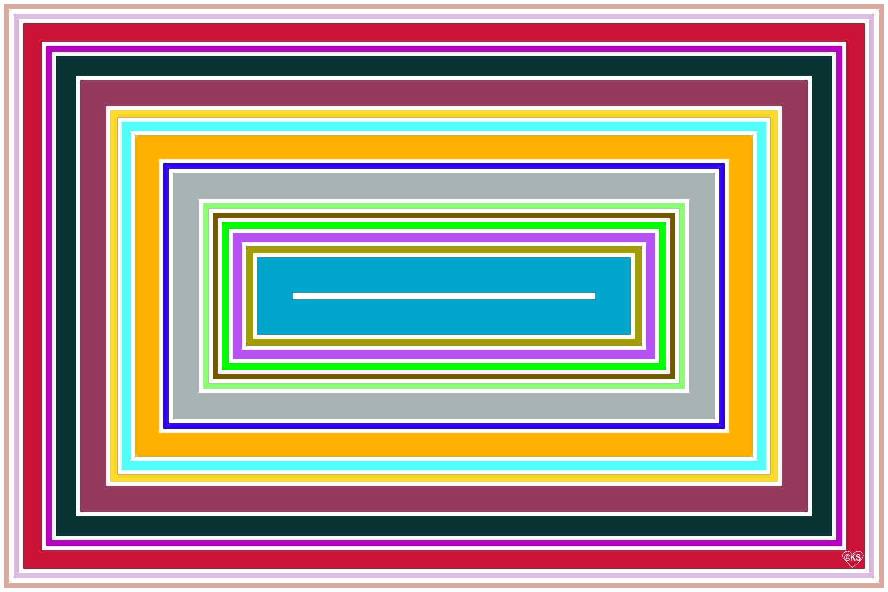 Solve Concentric Rectangles!! ~ H jigsaw puzzle online with 600 pieces