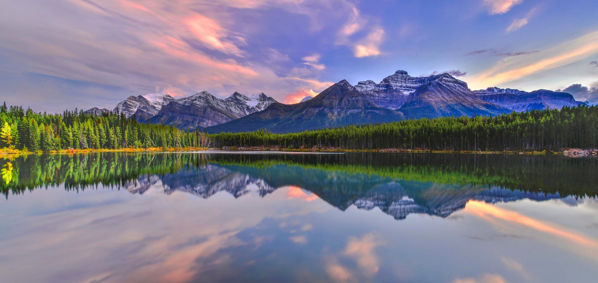 Solve Sunset at Herbert lake Banff national park Canadian Rockies Banff ...