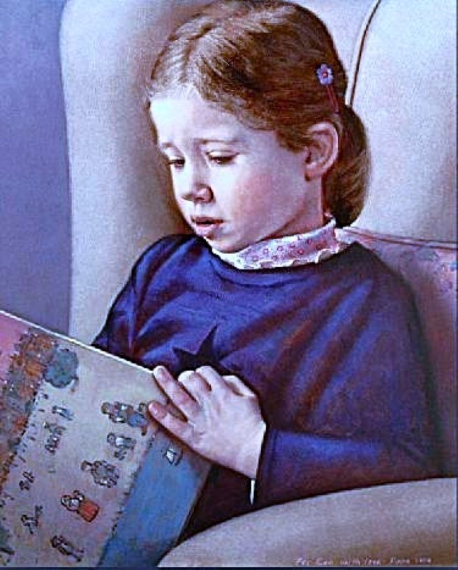 Solve Eva Reading jigsaw puzzle online with 99 pieces