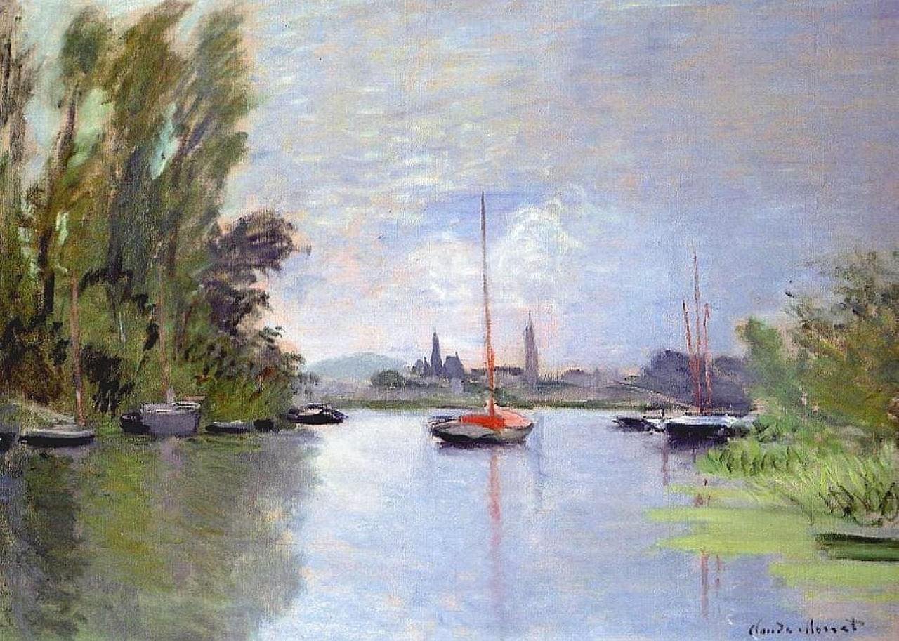 Solve Claude Monet - Argenteuil Seen from the Small Arm of the Seine ...