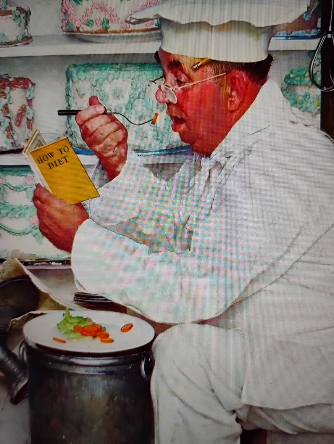 Solve Norman Rockwell jigsaw puzzle online with 63 pieces