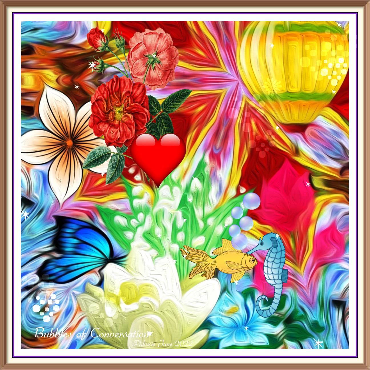Solve Bubbles of Conversation jigsaw puzzle online with 483 pieces