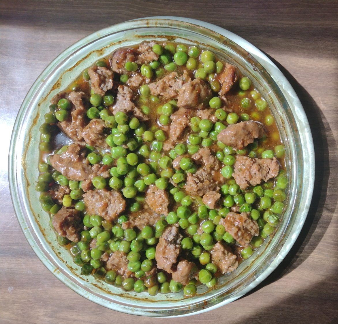 Initial Cook Solve Wobbly food - *Meatballs & peas casserole (meatballs chopped up ...