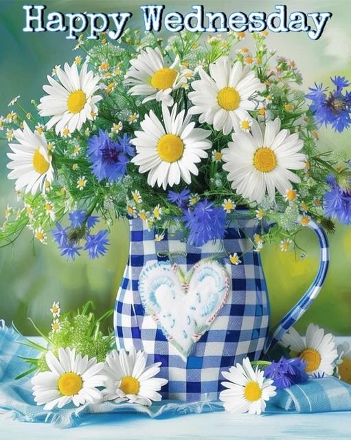 Solve Good Morning - Happy Wednesday! jigsaw puzzle online with 63 pieces