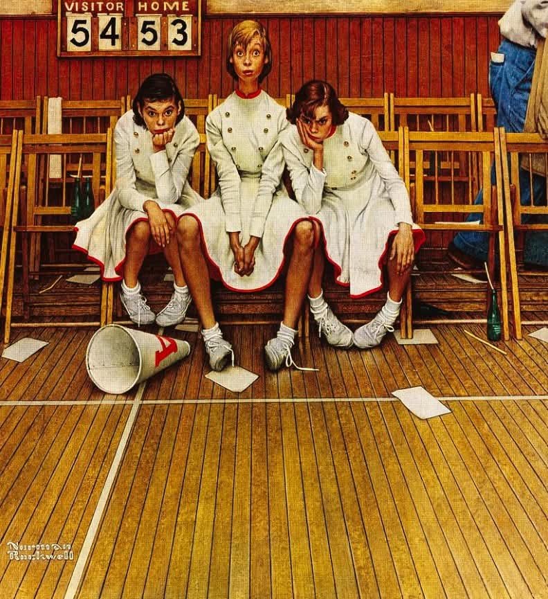 Solve Norman Rockwell jigsaw puzzle online with 42 pieces