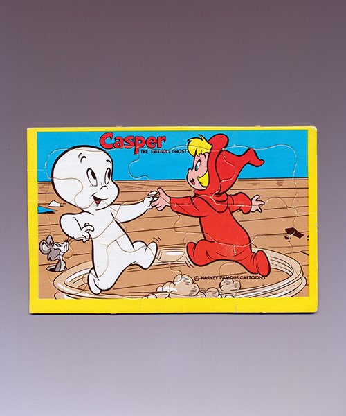 Solve Casper and Wendy dancing puzzle jigsaw puzzle online with 56 pieces