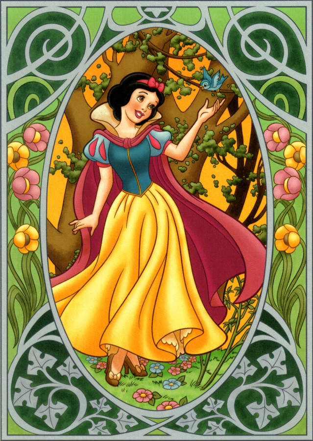 Solve Snow White jigsaw puzzle online with 48 pieces
