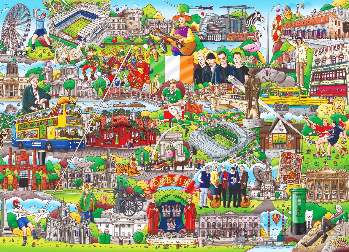 Solve Dublin 1 jigsaw puzzle online with 88 pieces