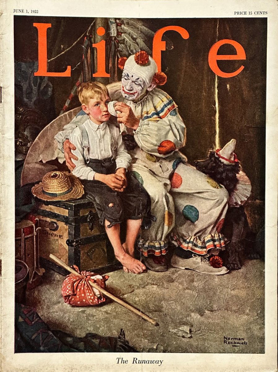 Solve Norman Rockwell jigsaw puzzle online with 24 pieces