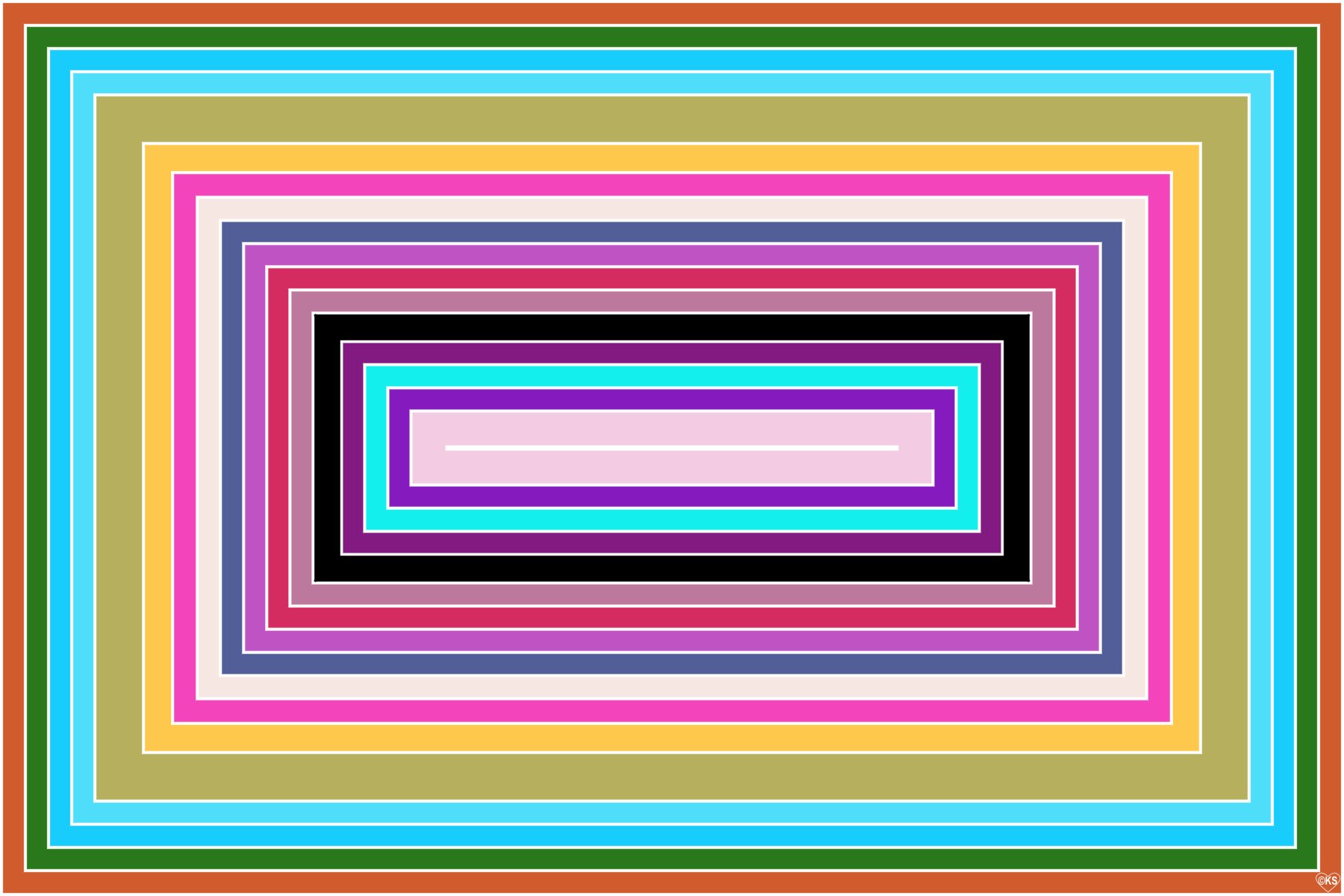 Solve Concentric Rectangles!! ~ H jigsaw puzzle online with 600 pieces