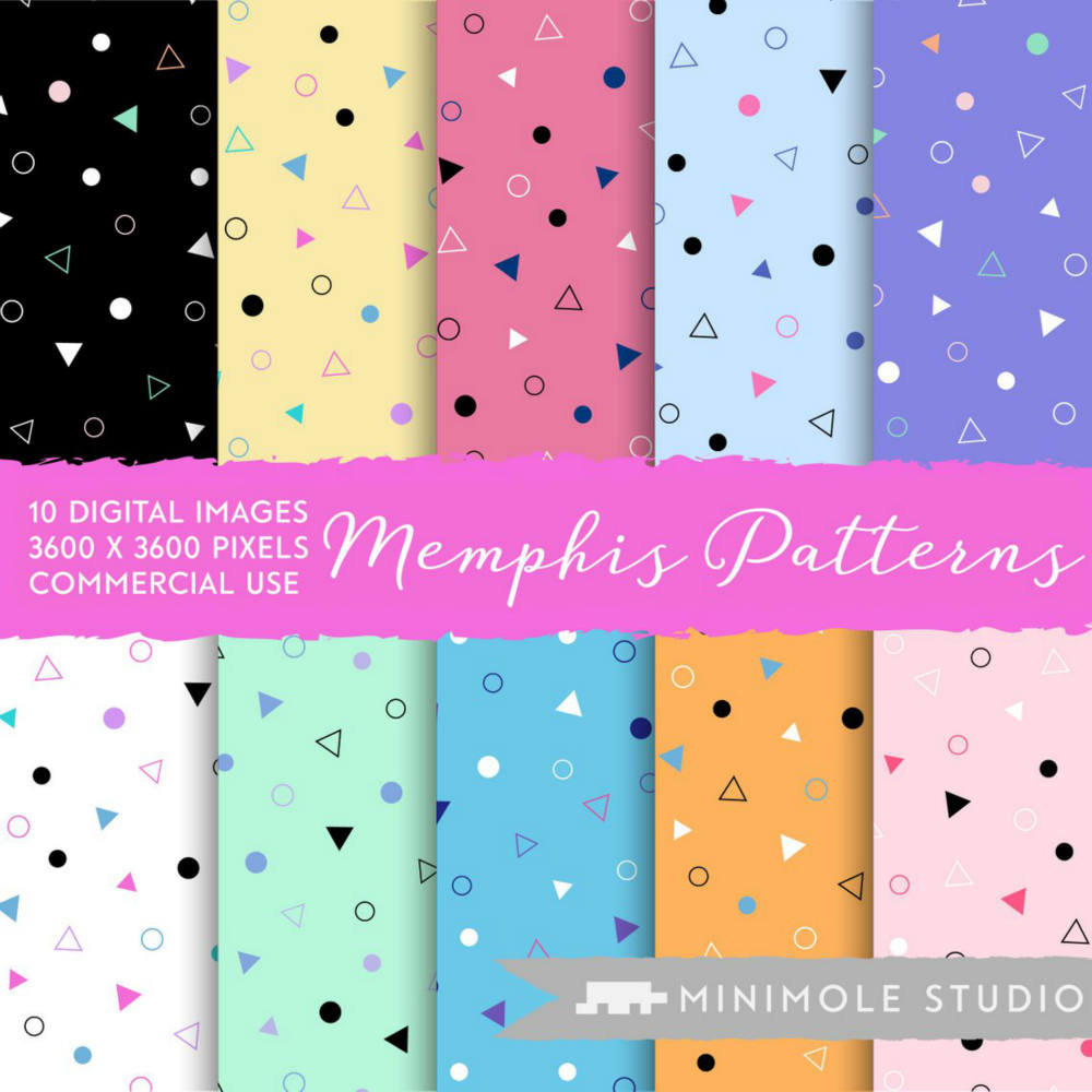 Memphios Pattern Solve Memphis Patterns jigsaw puzzle online with 100 pieces
