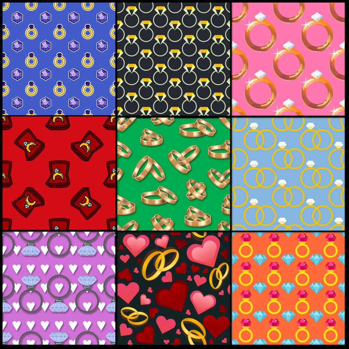 Solve Ring patterns jigsaw puzzle online with 324 pieces