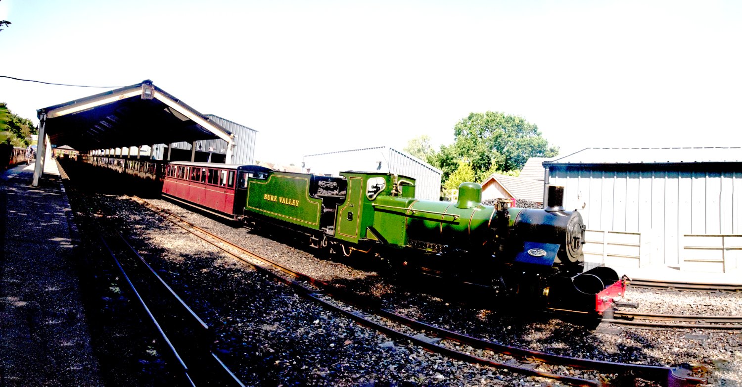 Train Spitfire Solve Bure Valley Railway 31-07-2024 Locomotive Spitfire & Train at ...